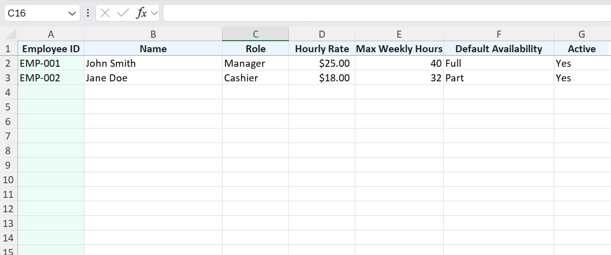Staff Scheduling & Availability Planner - Screenshot 5